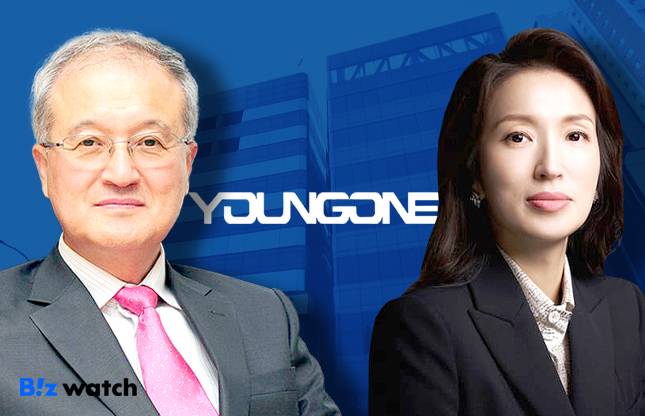 성기학 영원무역그룹 회장(왼쪽). 성래은 영원무역그룹 부회장.