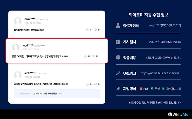 아이쉴드 자동 정보수집 사례