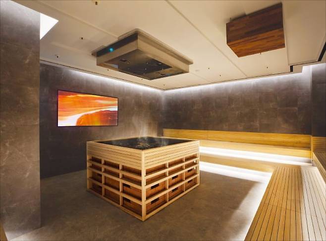 아쿠아필드 안성의 찜질방 시설. /조선호텔앤리조트 제공