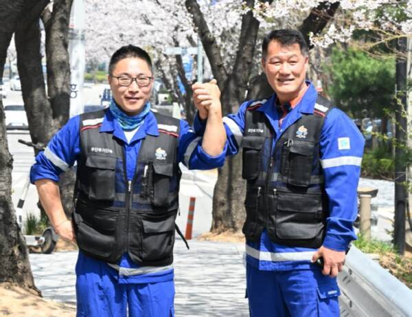 이상민(왼쪽) 반장과 장준석 반장. 김형수기자