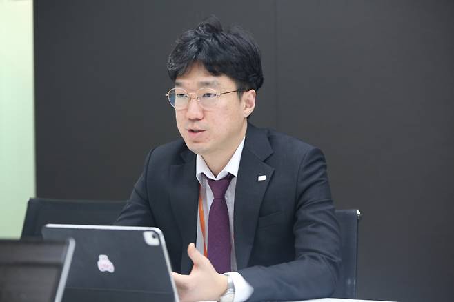 이호년 미래에셋자산운용 ETF 운용1팀 팀장이 서울 종로구 미래애셋자산운용 본사에서 머니투데이와 인터뷰하고 있다. /사진=미래에셋자산운용