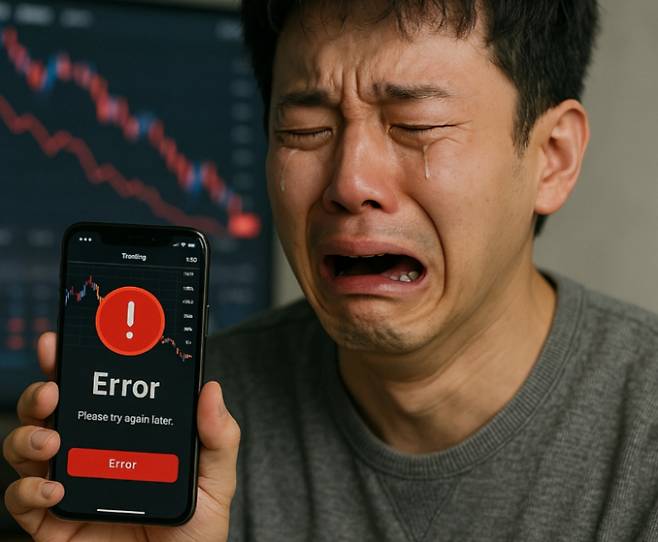 최근 증권사 HTS와 MTS 전산오류가 빈번하게 발생하며 투자자 불안이 커지고 있다. /사진=챗GPT
