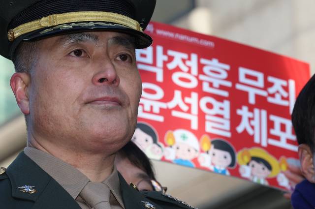 ▲ 박정훈 전 해병대 수사단장은 2025년 1월 9일 군사법원 1심에서 무죄를 선고받았다. ⓒ연합뉴스