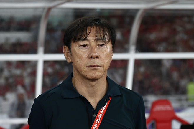 인도네시아 축구대표팀 감독 시절 신태용 감독.  게티이미지코리아