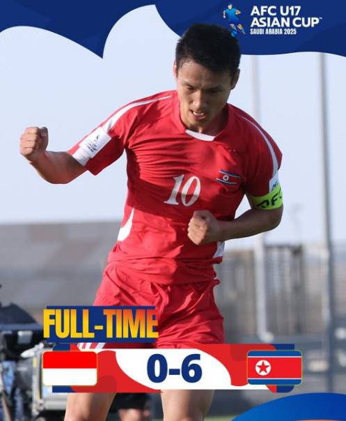 주먹을 불끈 쥐고 기뻐하는 김유진. /사진=AFC 공식 SNS 갈무리