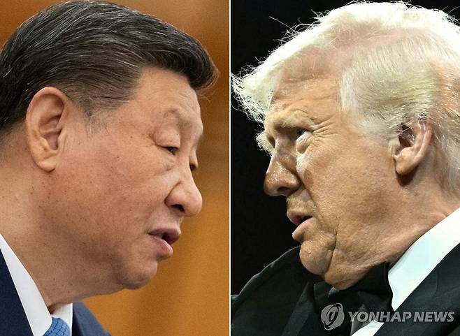 시진핑 중국 국가주석(왼쪽)-트럼프 미국 대통령 [AFP=연합뉴스 자료사진. 재판매 및 DB 금지]