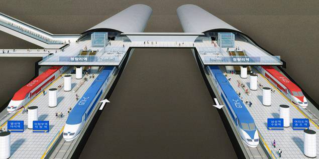 지난 2020년 국토교통부와 서울시에서 발표한 청량리역의 GTX-B·C 수평환승시스템. 사진=국토교통부