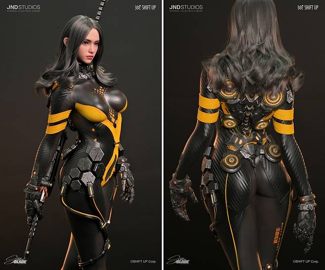 - 몸매는 원작과 유사하지만 외모는 한층 더 예뻐진 타키