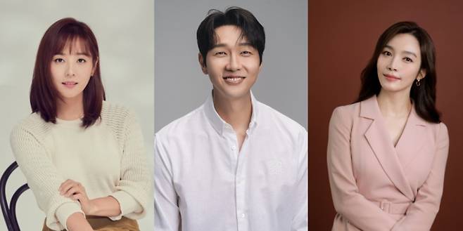 유진, 지현우, 이민영 (출처: 인컴퍼니, 로얄티이엔엠, 지담미디어)