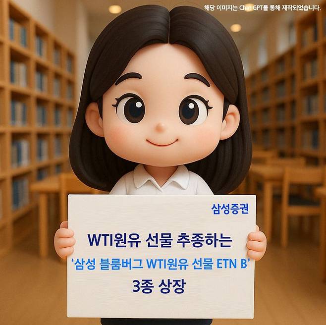 삼성증권은 17일 서부텍사스산원유(WTI원유) 선물을 추종하는 ETN(상장지수증권) 3종을 상장했다고 밝혔다. ⓒ삼성증권