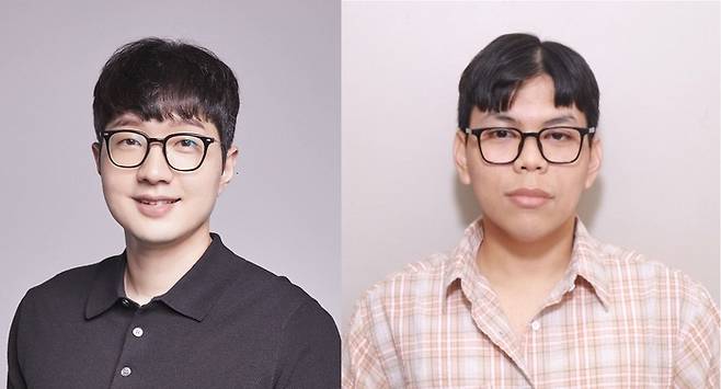 이규의 경북대 교수(왼쪽)와 마크 존 카스틸로 학생