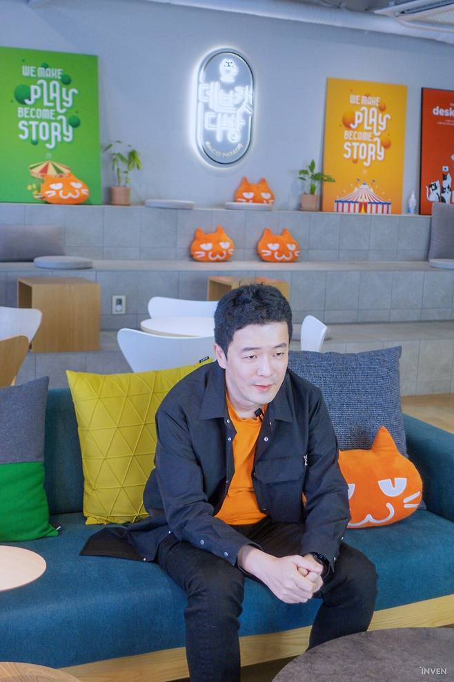 ▲ 동물을 너무 좋아해 디아블로4에서도 곰드루만 한다는 김동건 대표