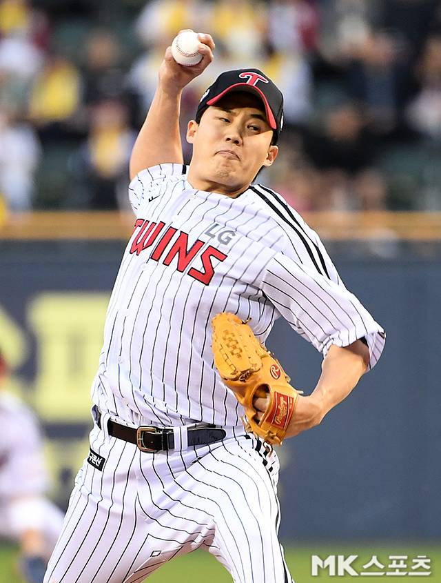 LG 임찬규는 16일 삼성전에서 호투했다. 사진(잠실 서울)=천정환 기자