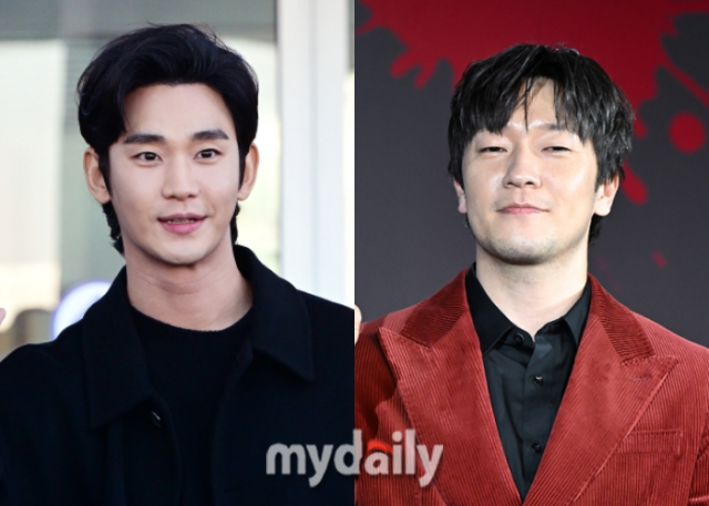 배우 김수현, 손석구/마이데일리 DB