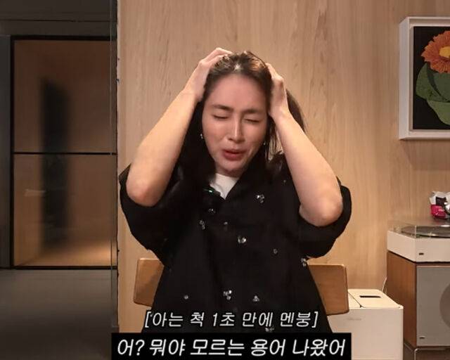 이민정이 댓글에 모르는 용어가 나오자 혼란스러워 했다. / 유튜브 '이민정 MJ' 캡처