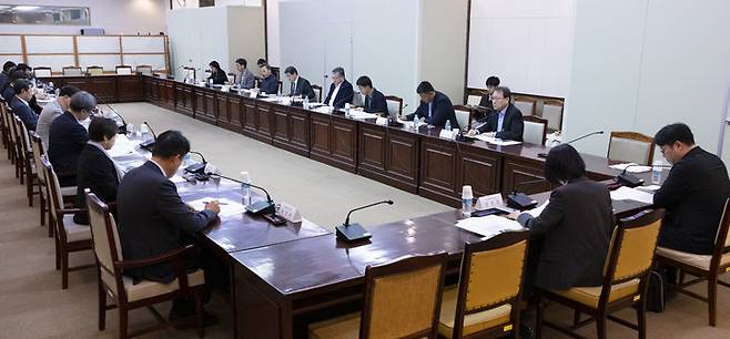 [서울=뉴시스] 지난해 11월 13일 정부서울청사에서 의료개혁특별위원회 7차 회의가 열리고 있는 모습 (사진=보건복지부 제공) 2024.11.14. photo@newsis.com *재판매 및 DB 금지