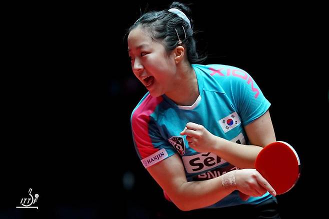 신유빈. ITTF 홈페이지