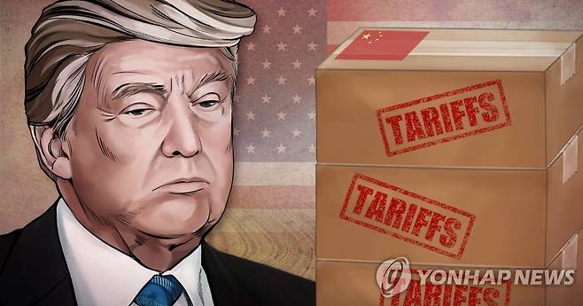 미중 무역전쟁 '관세폭탄' (PG) [정연주, 최자윤 제작] 일러스트