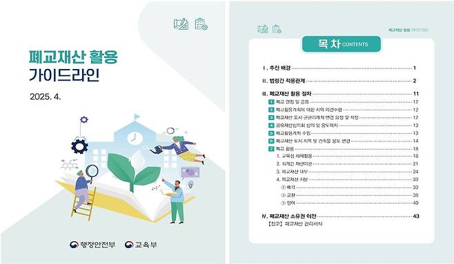 폐교재산 활용 가이드라인 [행안부 제공. 재판매 및 DB 금지]