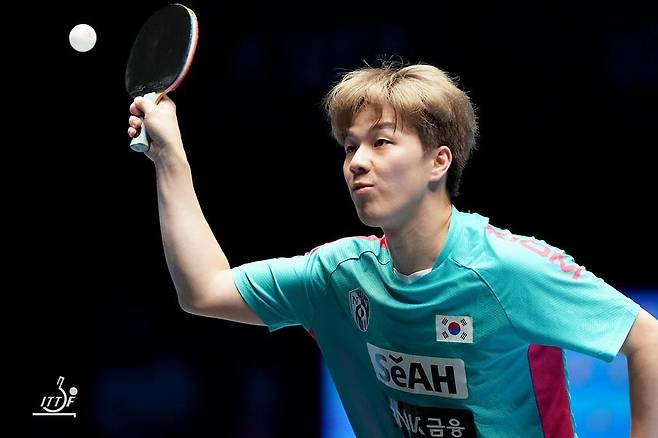 ITTF 남자 월드컵에 출전한 안재현 [ITTF 홈피 제공. 재판매 및 DB 금지]