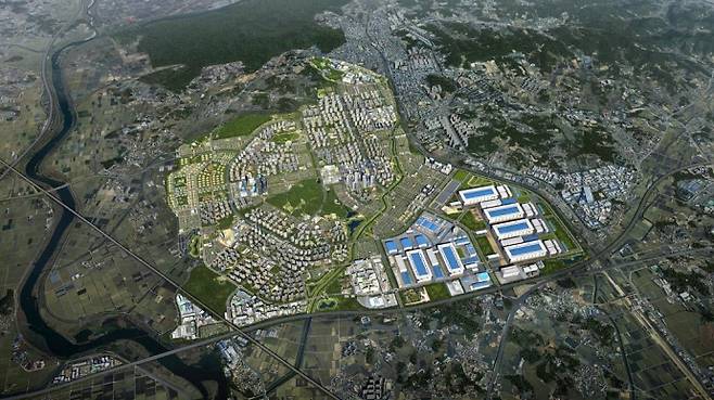 고덕국제화계획지구 조감도. 사진=GH 제공