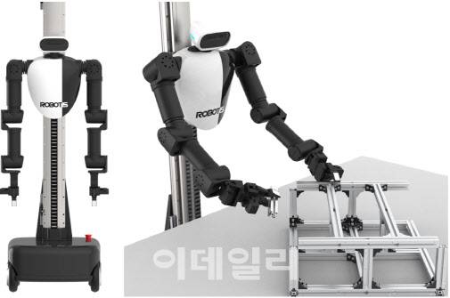 로보티즈의 작업형 휴머노이드 로봇 ‘AI 워커(Worker)’.(사진=로보티즈)