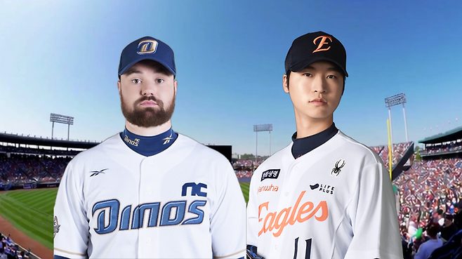 18일 선발 투수 NC 로건, 한화 엄상백