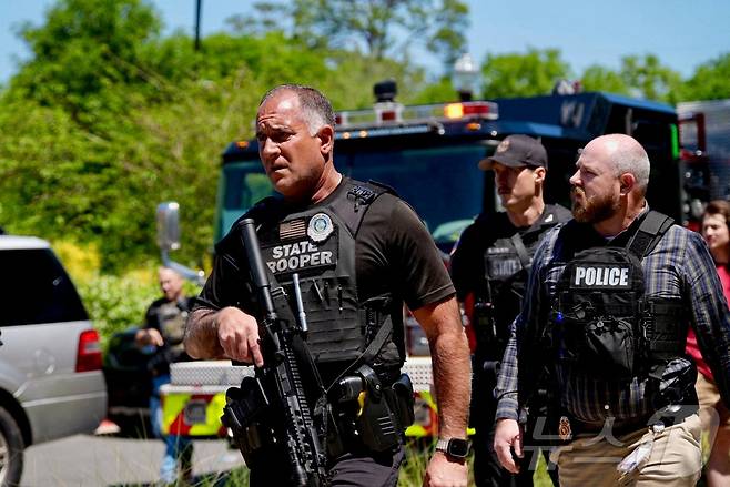 17일(현지시간) 미국 플로리다주(州) 탤러해시 소재 플로리다 주립대 캠퍼스에서 총격 사건이 발생해 최소 2명이 숨졌다. 25.04.17 ⓒ 로이터=뉴스1 ⓒ News1 김예슬 기자