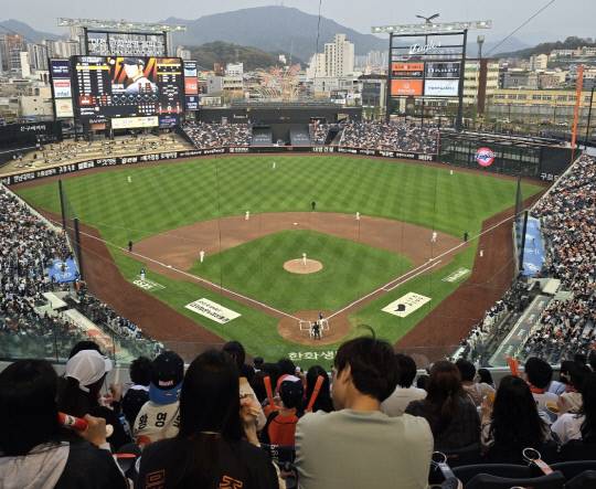 대전 한화생명볼파크에서 한화와 NC의 경기가 진행되고 있다. 독자제공.