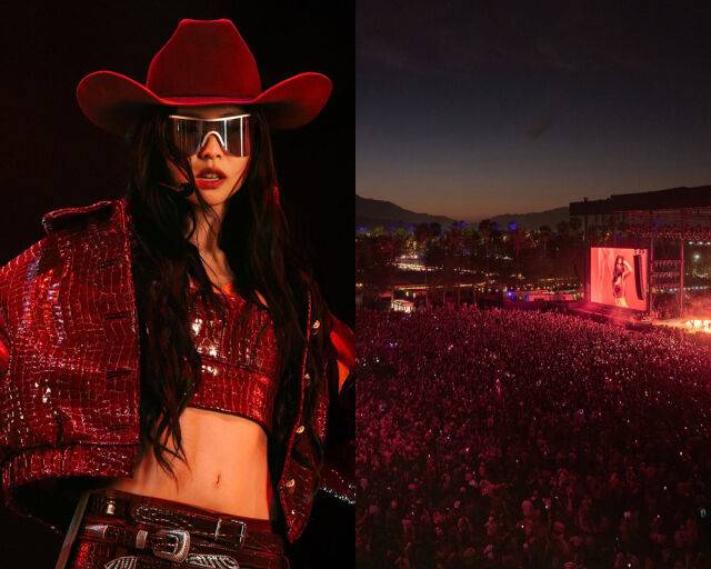 제니는 앨범 'Ruby' 수록곡으로 무대를 꾸미며 이틀 동안 25만 명의 관객을 동원했다. /제니 인스타그램