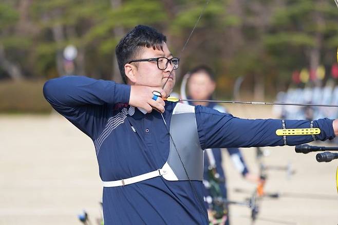 [서울=뉴시스] 양궁 국가대표 김우진. (사진=대한양궁협회 제공) *재판매 및 DB 금지