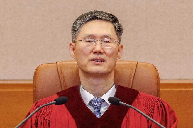 문형배 헌법재판소장 직무대행. 연합뉴스