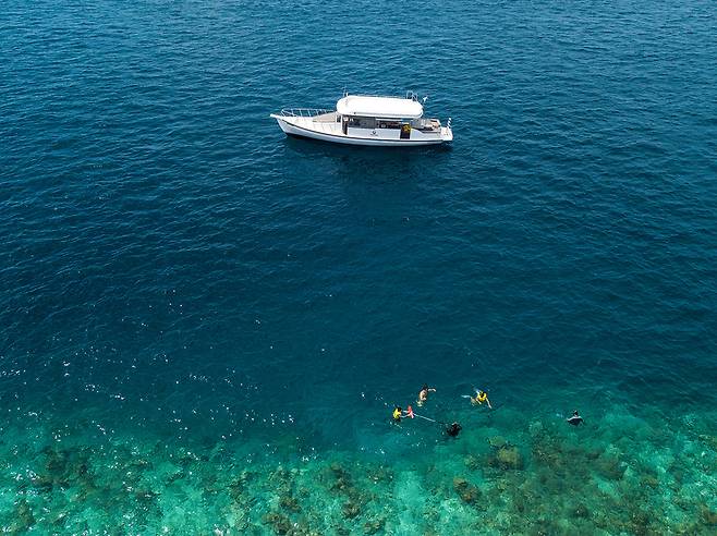 다양한 스노클링 포인트가 위치한 리조트 주변. 사진제공|팜투어