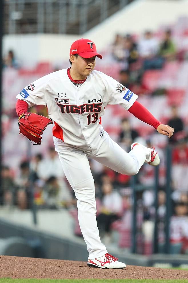 ▲ 윤영철은 데뷔 이후 두산을 상대로 강한 모습을 보여줬고, 18일 등판해 부진 만회에 도전한다 ⓒKIA타이거즈