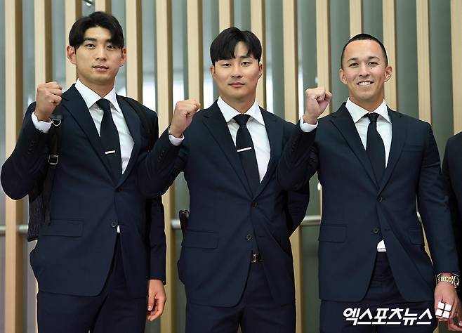 2026 WBC를 이끌 것으로 예상되는 이정후-김하성-토미 현수 에드먼(왼쪽부터). 엑스포츠뉴스 DB
