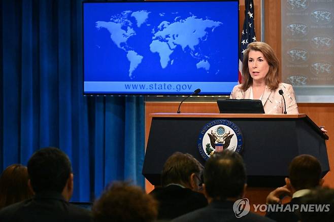 브루스 미국 국무부 대변인 [AFP 연합뉴스 자료사진. 재판매 및 DB 금지]