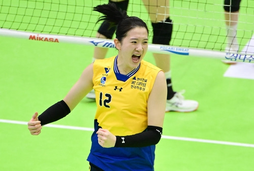 여자배구 올스타팀의 미들 블로커 이다현  [한국배구연맹 제공. 재판매 및 DB 금지]