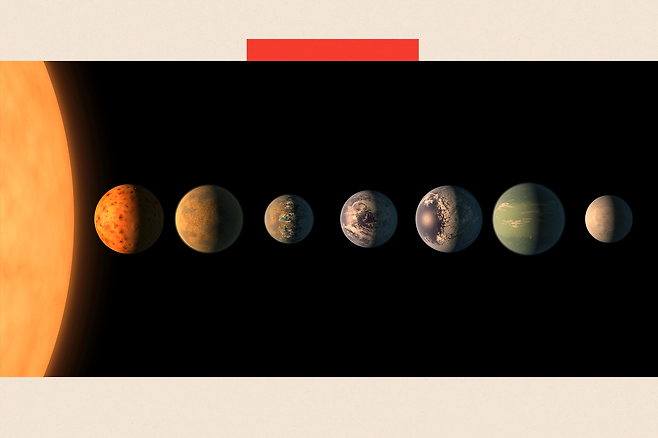 외계 행성이 발견되자, 과학자들은 대기의 화학 성분을 분석하는 장비를 개발하기 시작했다