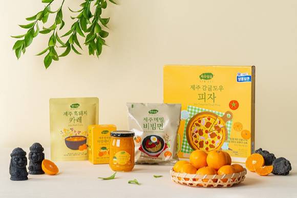 오뚜기 제주 특화 브랜드 '제주담음' 제품들. [사진=오뚜기]