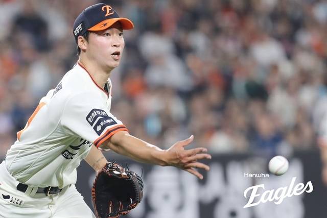 한화 엄상백은 18일 대전 NC전에서 힘겹게 승리를 챙겼다. 사진=한화 제공