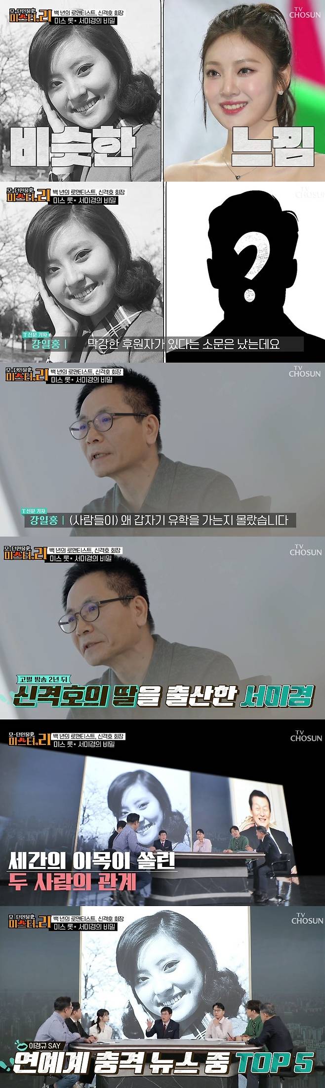 TV조선 ‘모-던인물史 미스터.리’