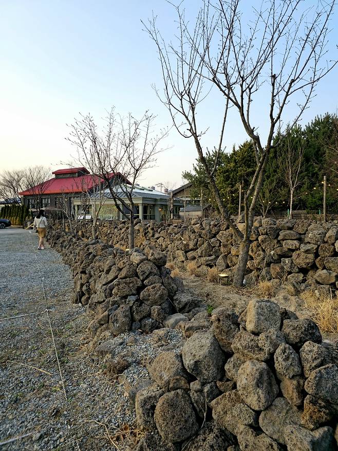 춘천세계주류마켓 돌담길.