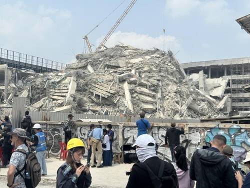 방콕 건물 붕괴 현장. [사진=연합뉴스]