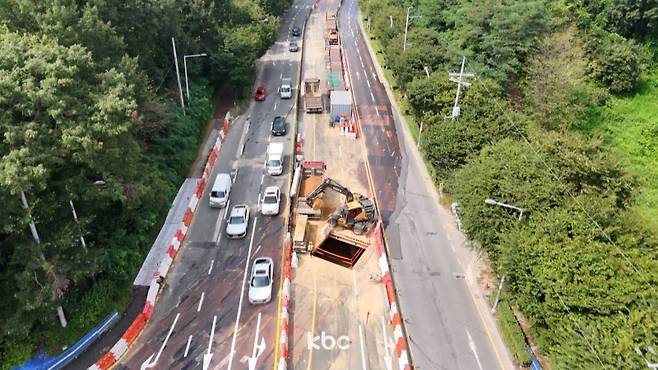 ▲광주 도시철도 2호선 공사 현장