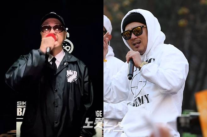 왼쪽부터 주비트레인, 이하늘. 주비트레인 인스타그램/노컷뉴스 자료사진