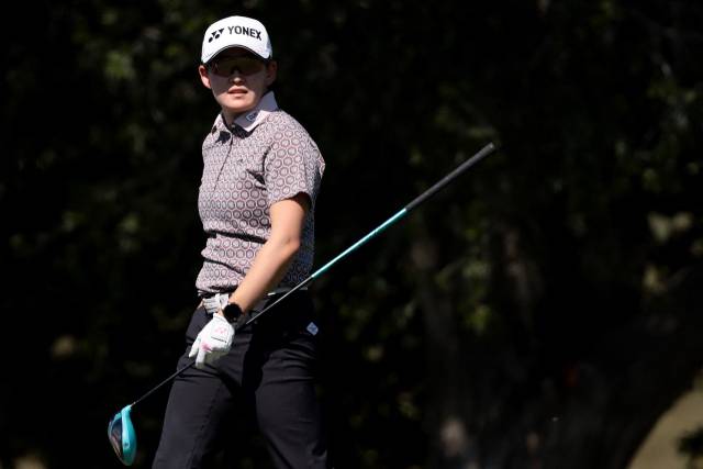 공동 선두에 나선 신인 이와이 아키에. 사진 제공=AFP연합뉴스