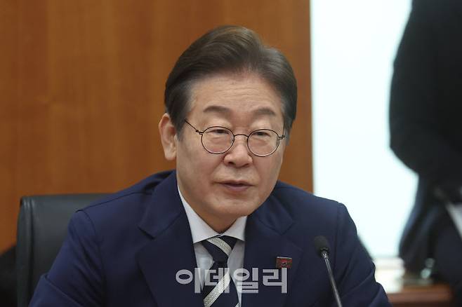 이재명 더불어민주당 대선 경선 후보가 21일 서울 여의도 금융투자협회에서 열린 자본시장 활성화를 위한 정책간담회에서 발언하고 있다. (사진=이영훈 기자)