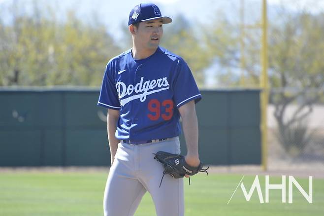 (다저스 시절의 최현일)