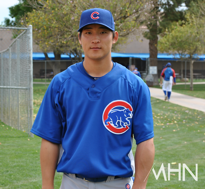 (시카고 컵스 마이너리그 시절의 하재훈. 현재 한국프로야구 SSG에서 뛰고 있다)