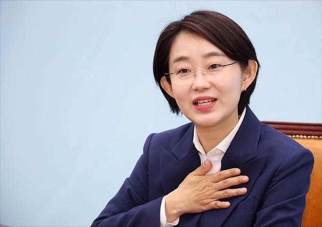 김재연 진보당 대선 후보가 18일 오전 국회에서 데일리안과 인터뷰를 하고 있다. ⓒ데일리안 홍금표 기자